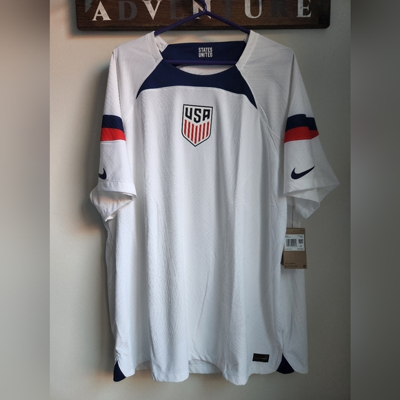 Nike Team USA 22-23 Home Authentic Soccer Jersey Size 3XL  ⚽️  NEW.. DN0638-101 - Picture 1 of 11